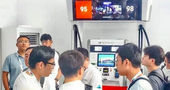 三盈联合开源鸿蒙加油机亮相华为开发者大会